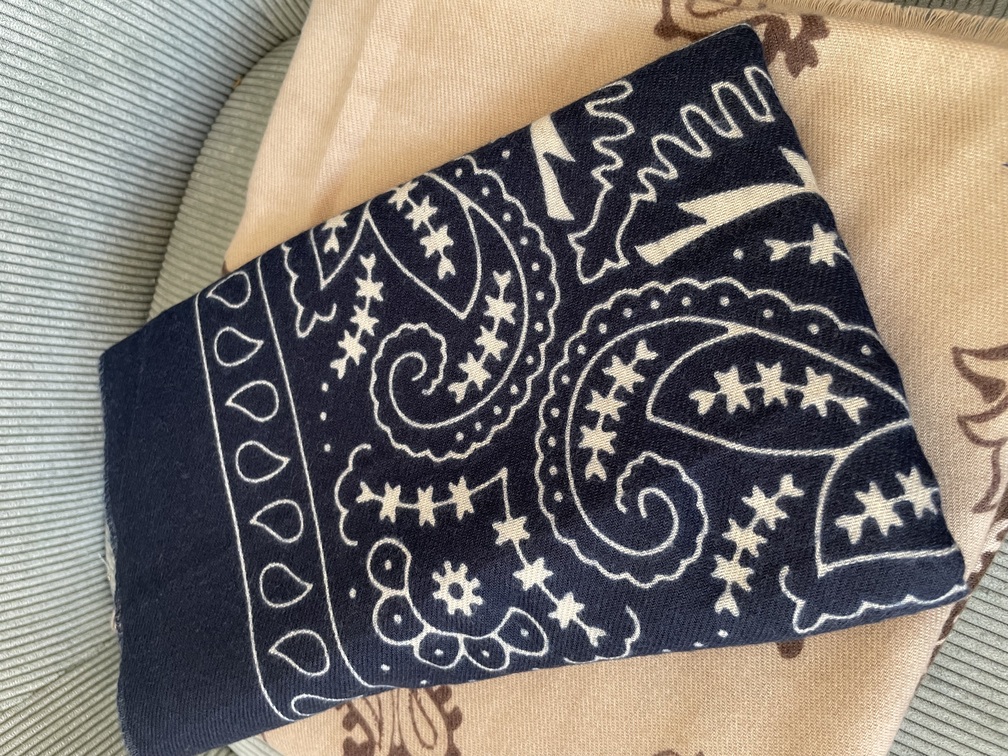 foulard bandana marine tout doux