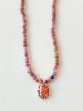 Collier pierres Cléo rose doré