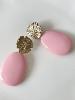 boucles Betty rose doré
