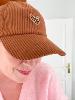 Casquette coeur graou camel