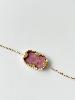 Bracelet Rhodonite doré