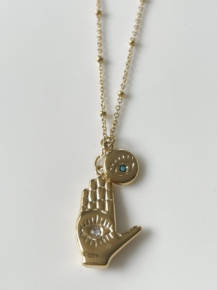 Collier Ame doré