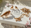 Boucles d'oreilles Oiseau doré de Fable