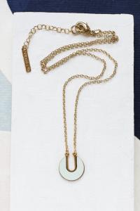 collier Expo vert doré de Shlomit Ofir