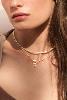 collier Margo gris doré de Shlomit Ofir