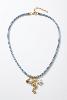 Collier Marine bleu ciel doré de Shlomit
