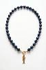 Collier Lenny bleu marine doré de Shlomit