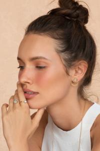 boucles Miya jacket noir doré de Shlomit Ofir