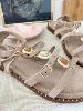 Sandales beige pierres 37