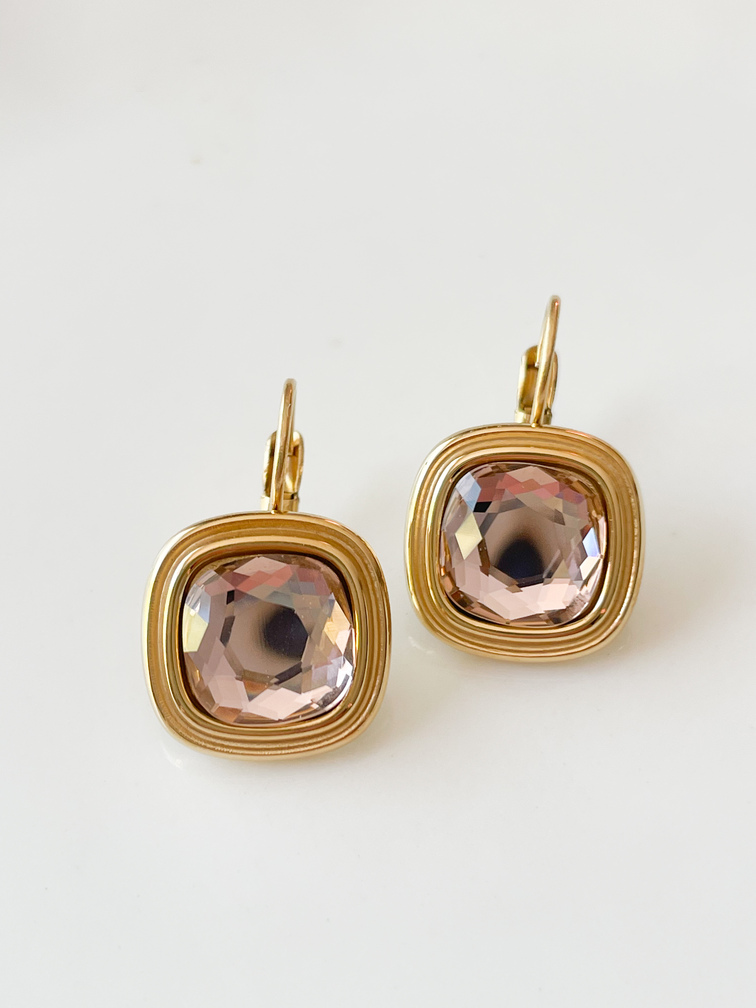 boucles Abba poudre doré