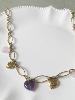 Collier Douceur violet doré