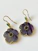 Boucles Vivi mauve doré