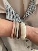 bracelet Mamie beige doré