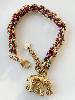 Bracelet éléphant doré