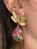 boucles Diana doré