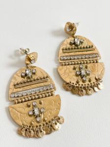 boucles Zoé doré