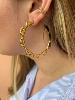 boucles Fanny doré