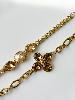 Bracelet strass goutte beige doré
