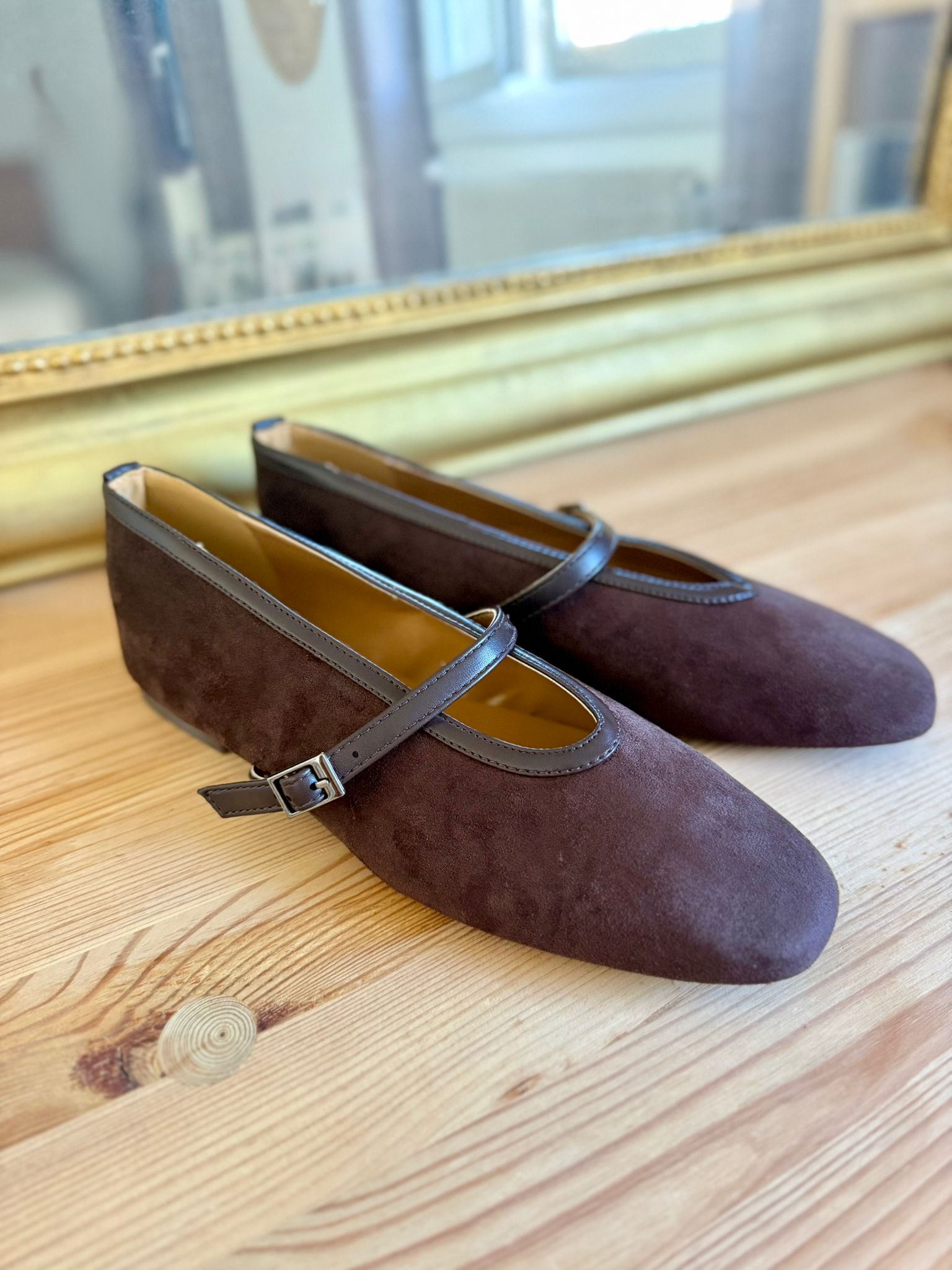 Ballerines Lilie cacao 37 de la capsule de Cricri