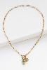 collier Nerine verte doré de Shlomit Ofir