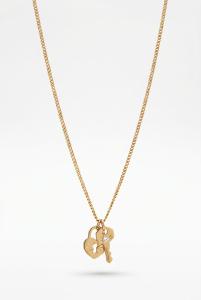 Collier Lock doré de Shlomit