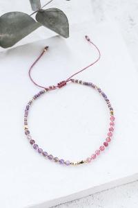 bracelet Sahara violet doré de Shlomit Ofir