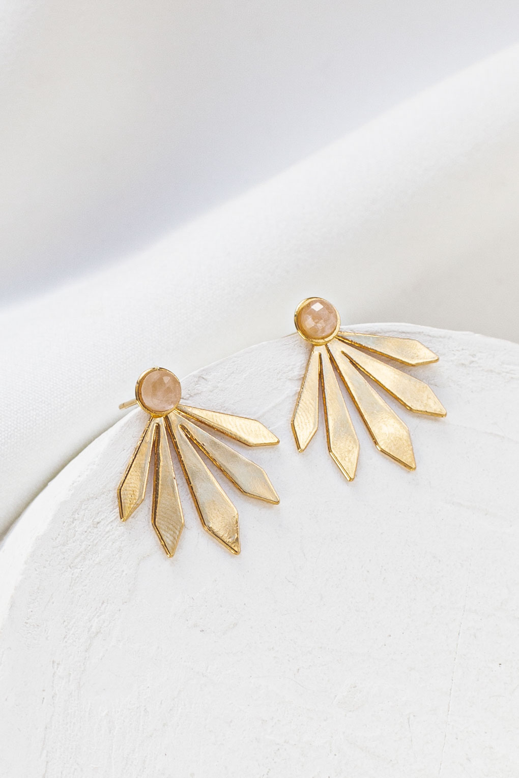 boucles Didi jacket rose doré de Shlomit Ofir
