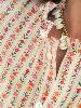 Combishort LIlilala beige fleurs L 40/42