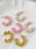 boucles Clémence blanc doré