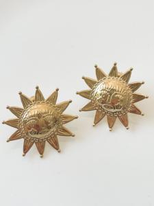 boucles Soleil puce doré