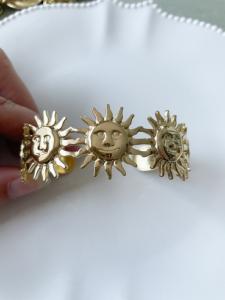 Bracelet Soleil doré