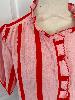 Chemise rayée rouge rose Season de live S