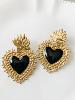 boucles Sauvage noir doré