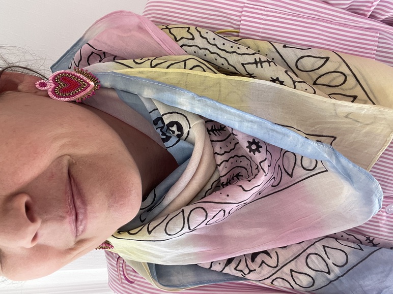 foulard bandana pastels