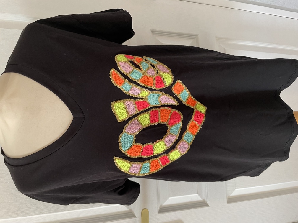 T shirt Love fluo noir 36/46