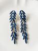 boucles Pyla bleu doré
