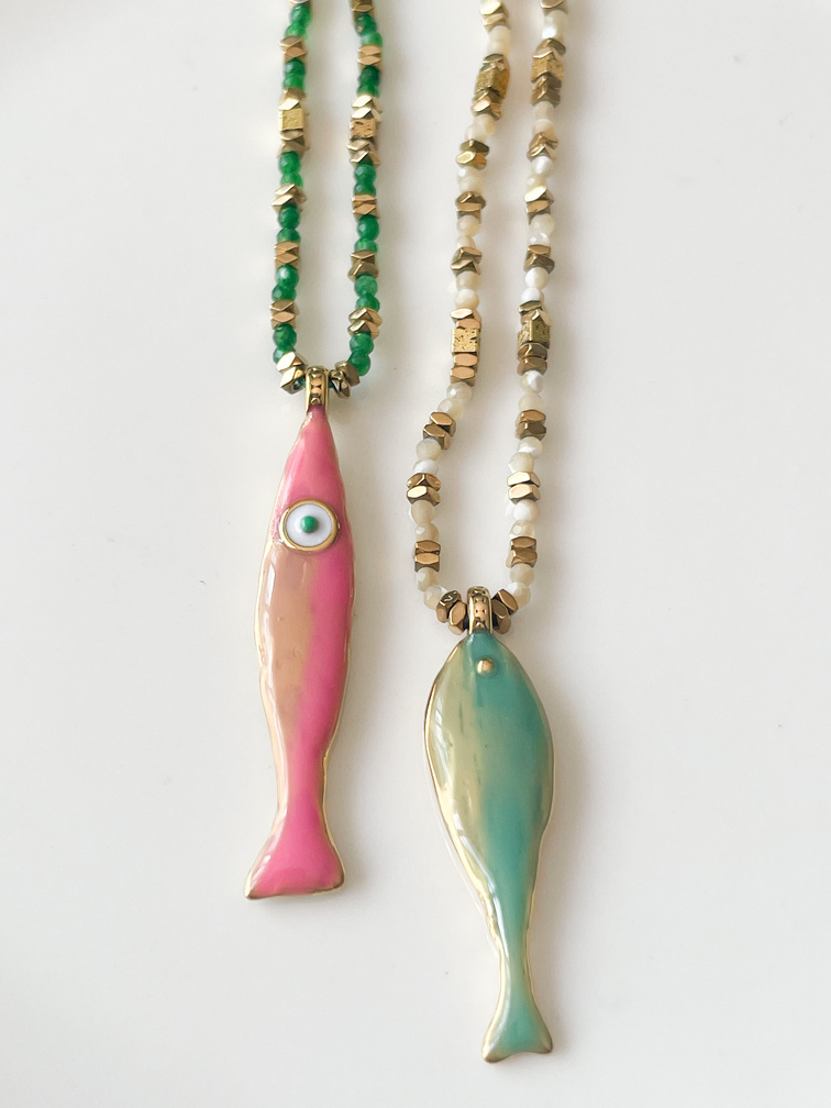 collier Lisboa rose doré