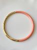 bracelet Alice rose corail doré