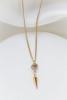 collier Lux noir doré de Shlomit Ofir