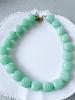 collier vert doré