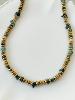 Collier Charly vert doré