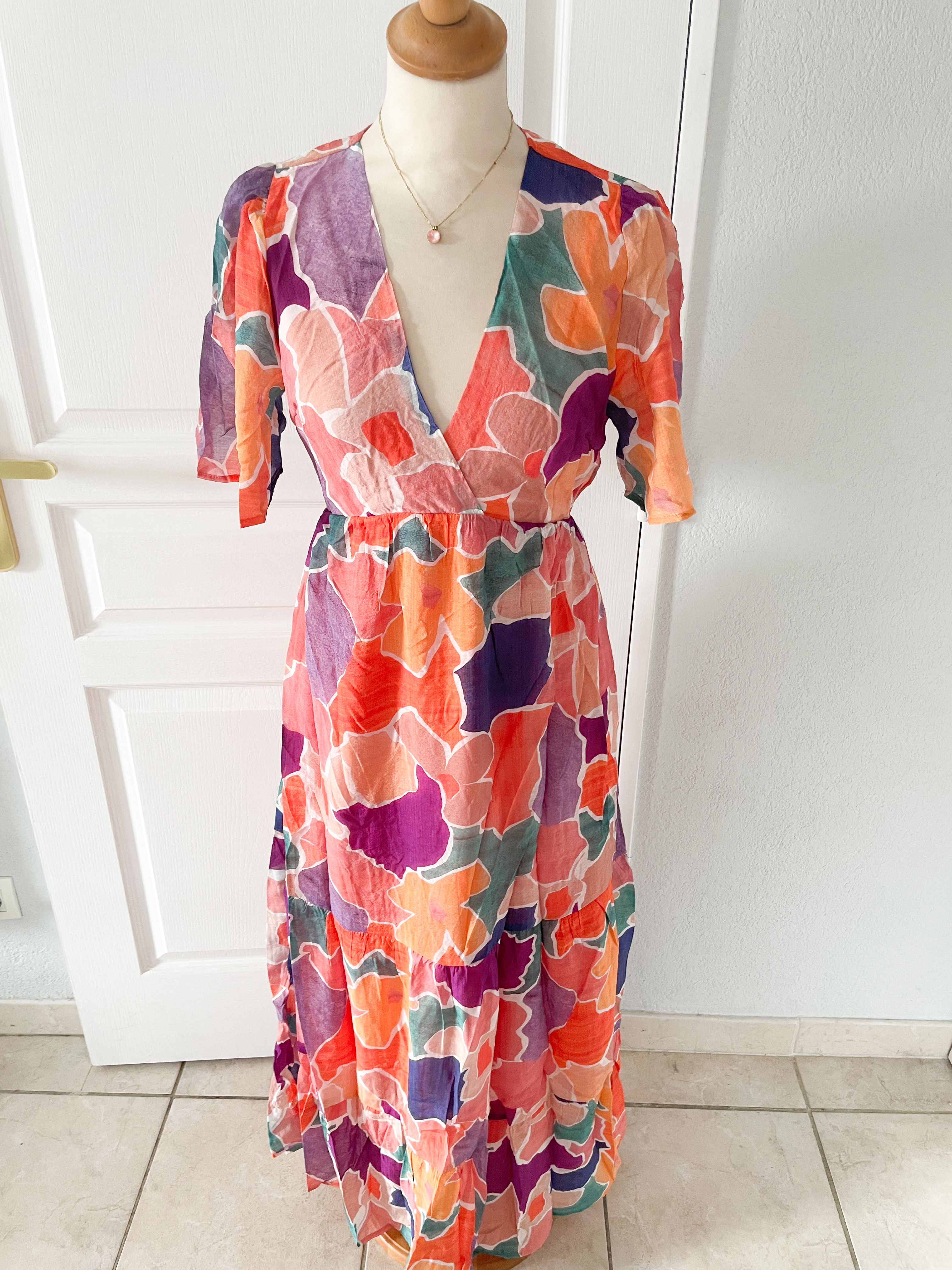 Robe Lili Lala fleurs colorées M 38/40