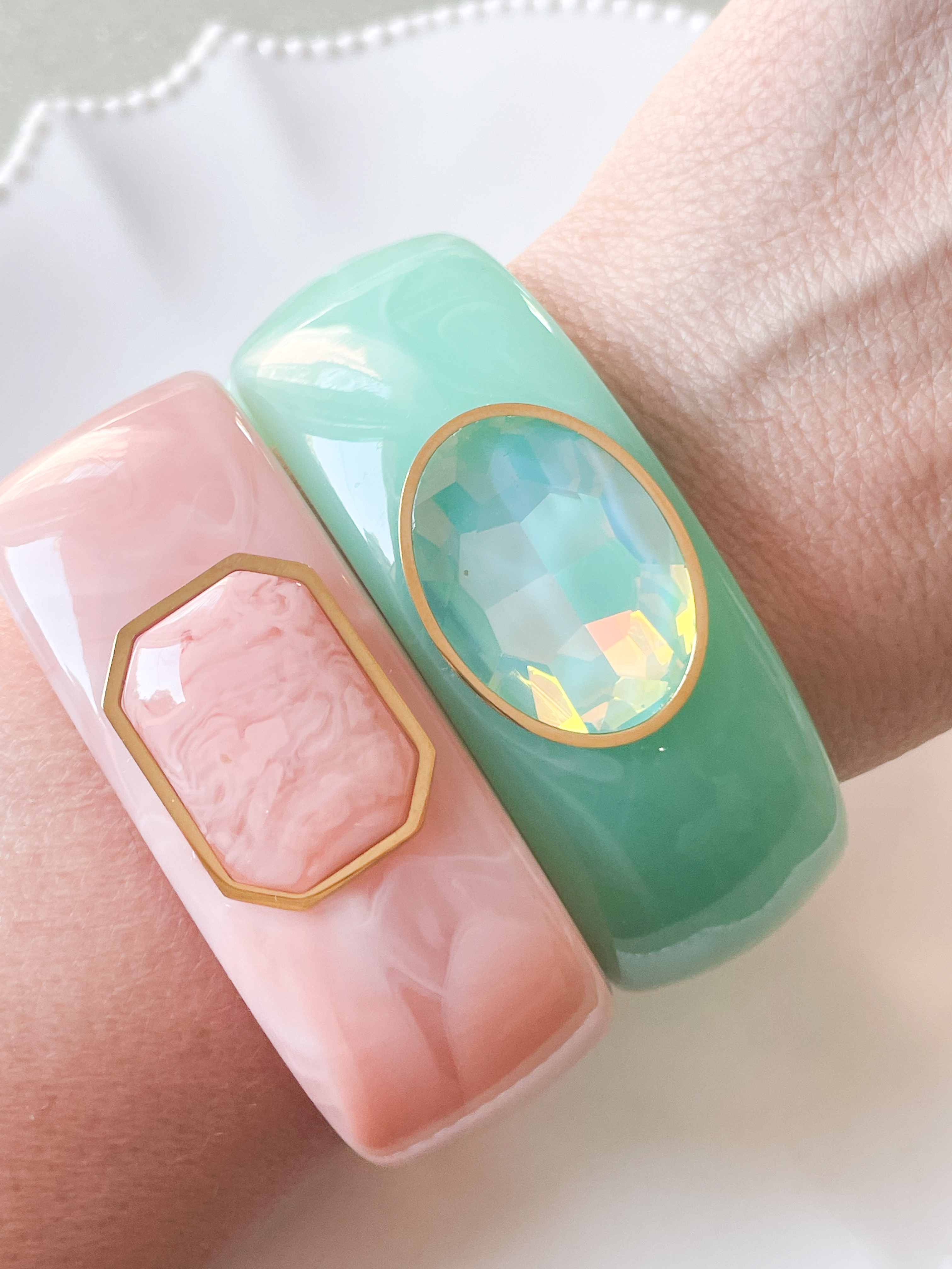 Bracelet Diane rose doré