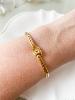 Bracelet noeud doré