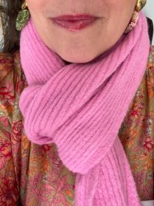 Echarpe Baby Alpaga lilas toute douce