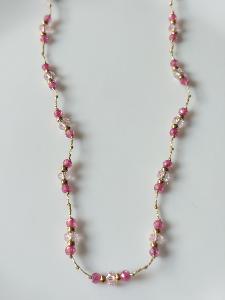 Collier Emma rose doré 