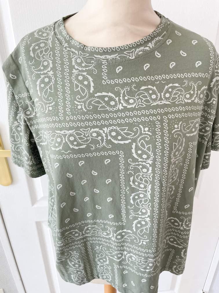 t shirt bandana kaki 38 42