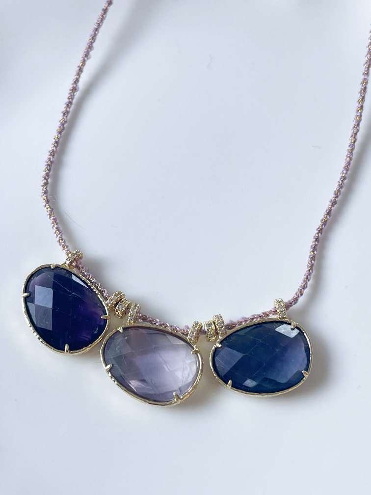 Collier Taylor Fluorine doré