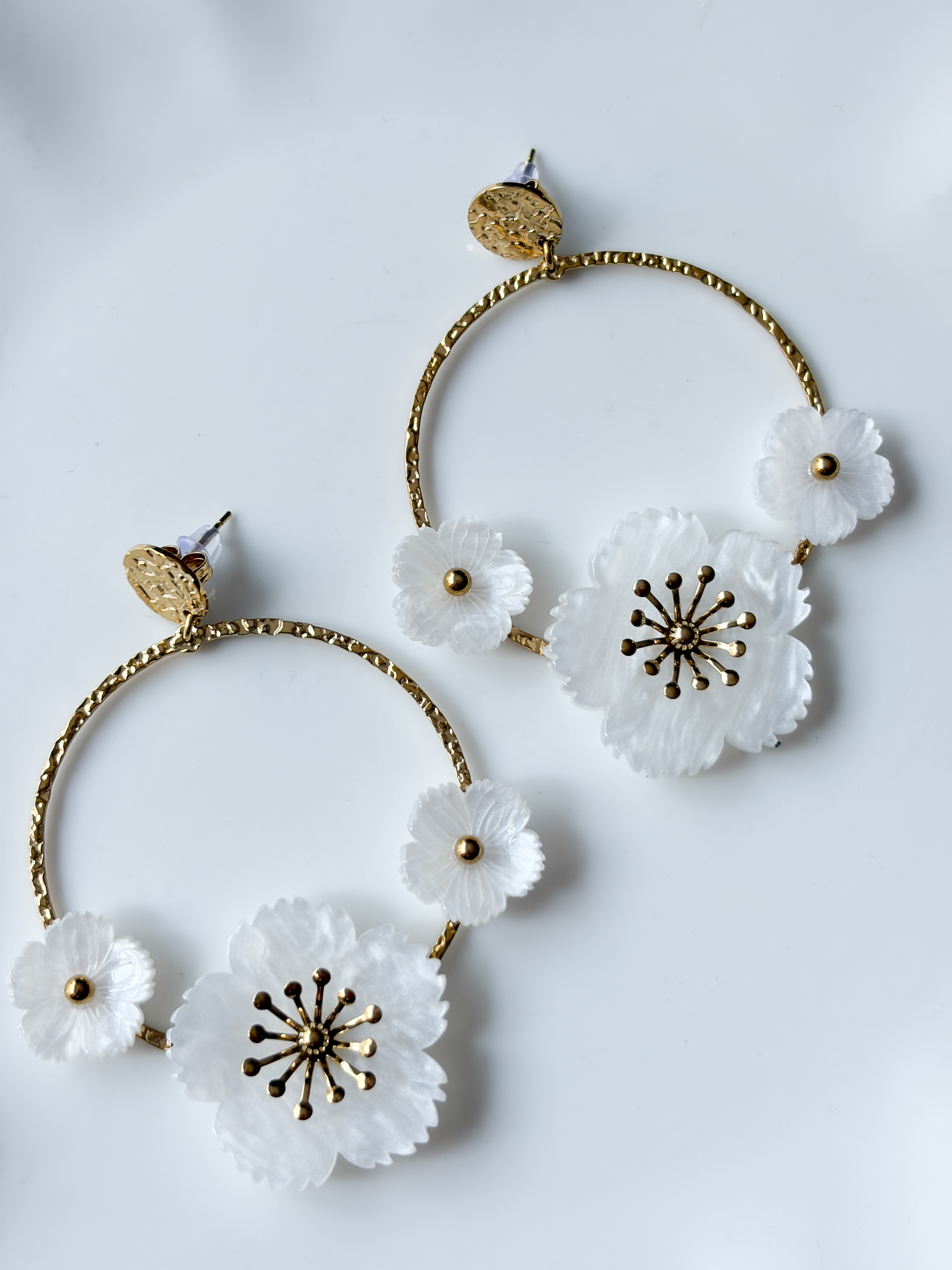 Boucles Patou créoles doré