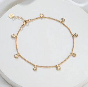 Bracelet de cheville Pacific doré 